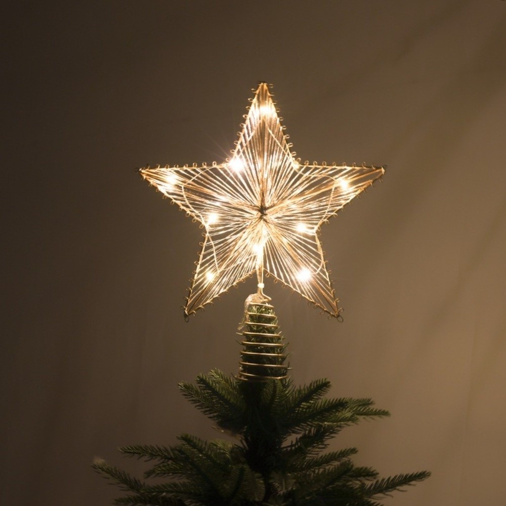 Star Tree Topper - ثلاثية الأبعاد بريق ستار أشجار عيد