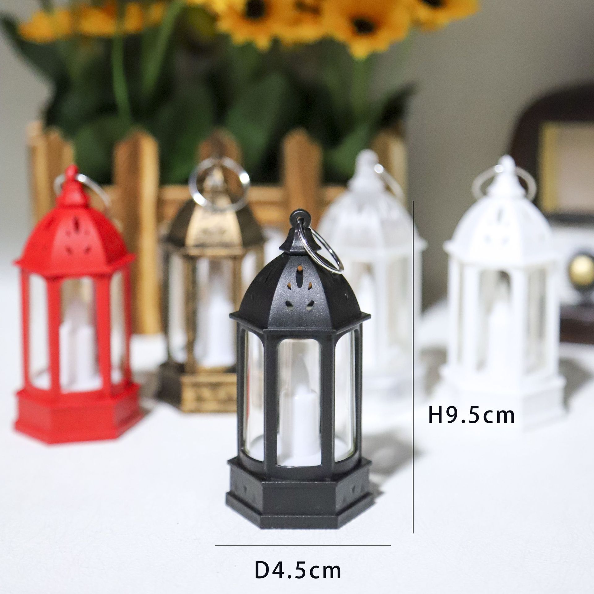 Holiday Candle Set - مصباح جو إبداعي صغير، ضوء شمعة