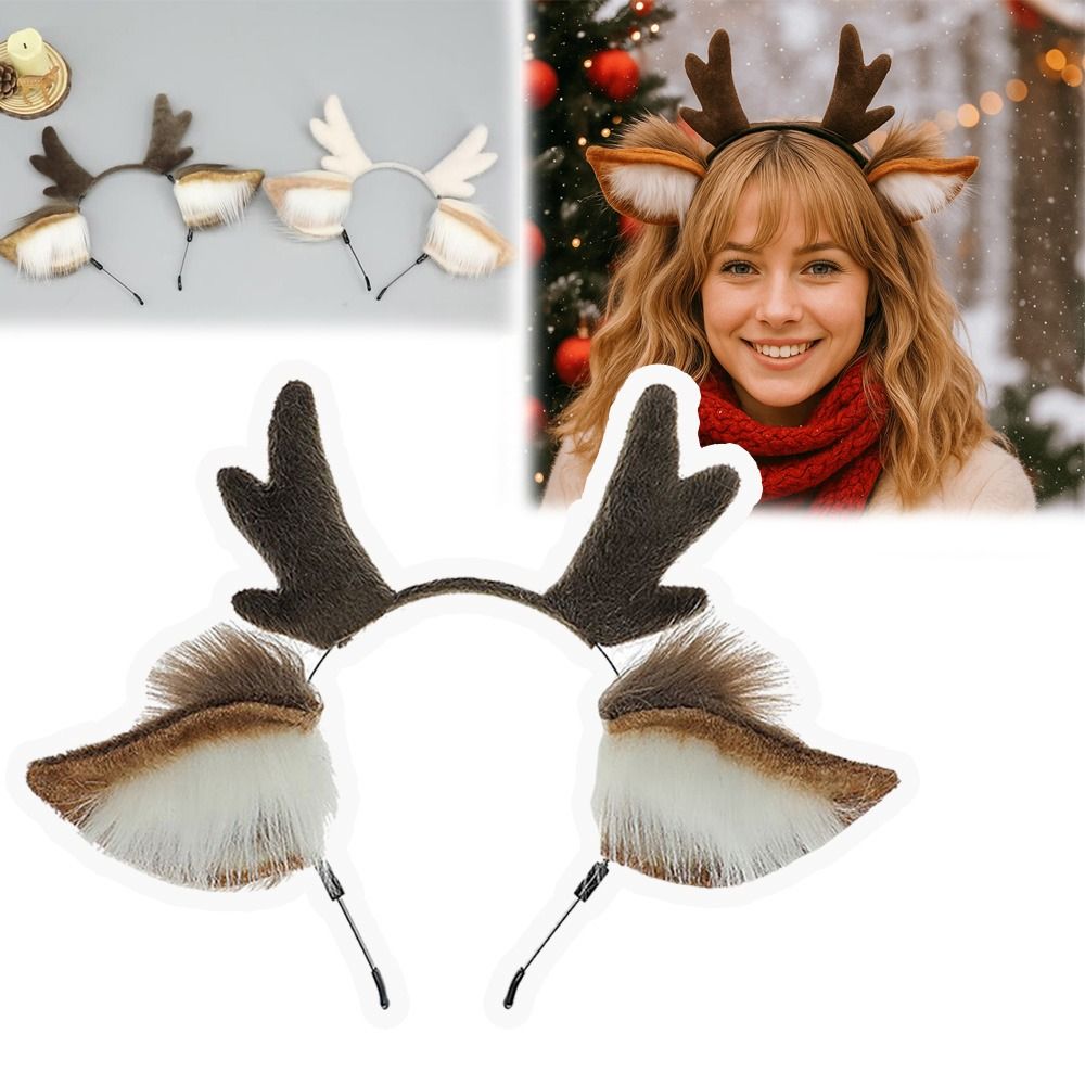 Reindeer Antlers Headband - عصابة رأس على شكل أذني غزال