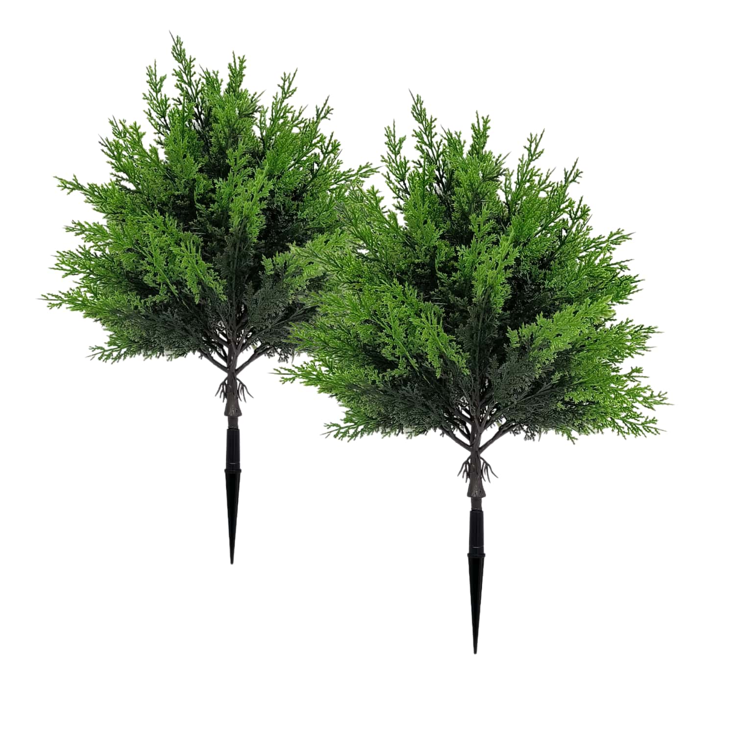 Christmas Tree Artificial - قطعتان من الخضرة الاصطناعية الخارجية -