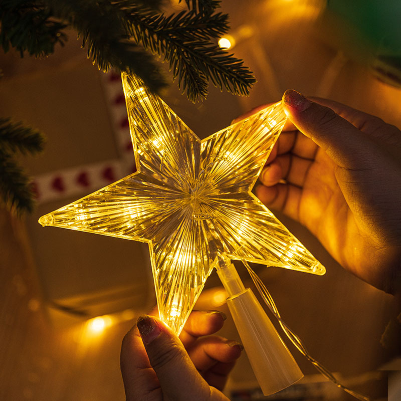 Star Tree Topper - 15/19/23 سنتيمتر شجرة عيد الميلاد العلوي