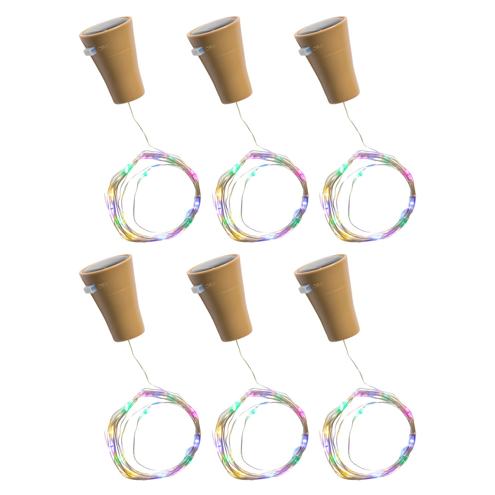 Led Fairy String Lights - أضواء زجاجات النبيذ الشمسية LED المقاومة
