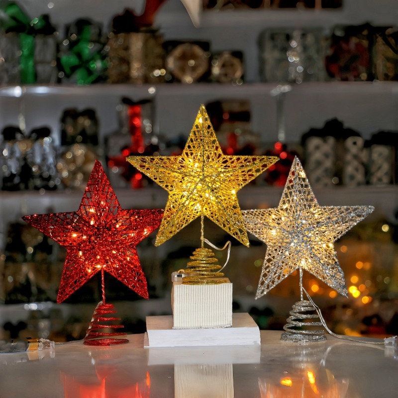 Star Tree Topper - شجرة عيد الميلاد بريق ستار توبر