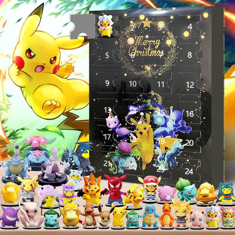 Advent Calendar Gift - البوكيمون 24 يوما عيد الميلاد العد