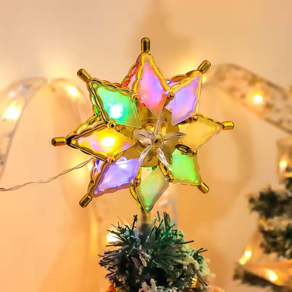 Star Tree Topper - زينة شجرة عيد الميلاد على شكل