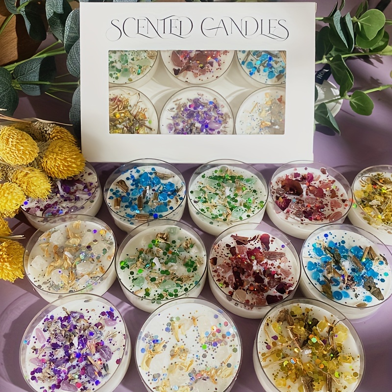 Holiday Candle Set - مجموعة من 6 شموع معطرة عطر