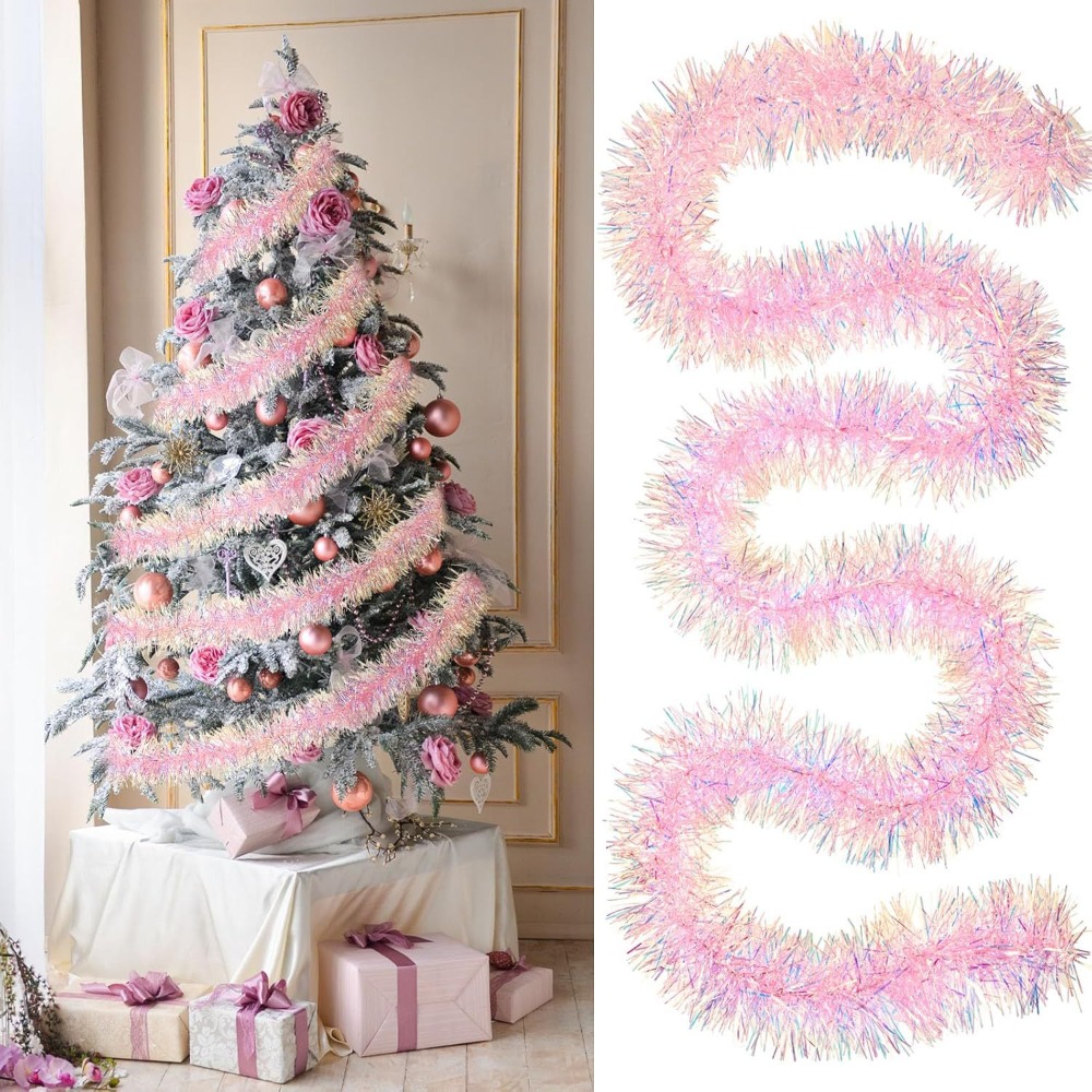 Tinsel Garland Decoration - شريط زينة عيد الميلاد بطول 2