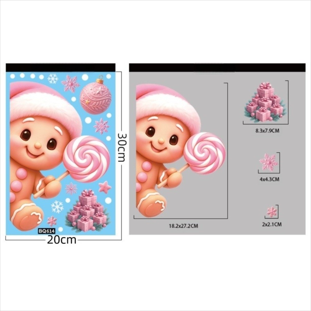 Snowflake Window Decal - ملصقات نافذة PVC قابلة للإزالة ندفة