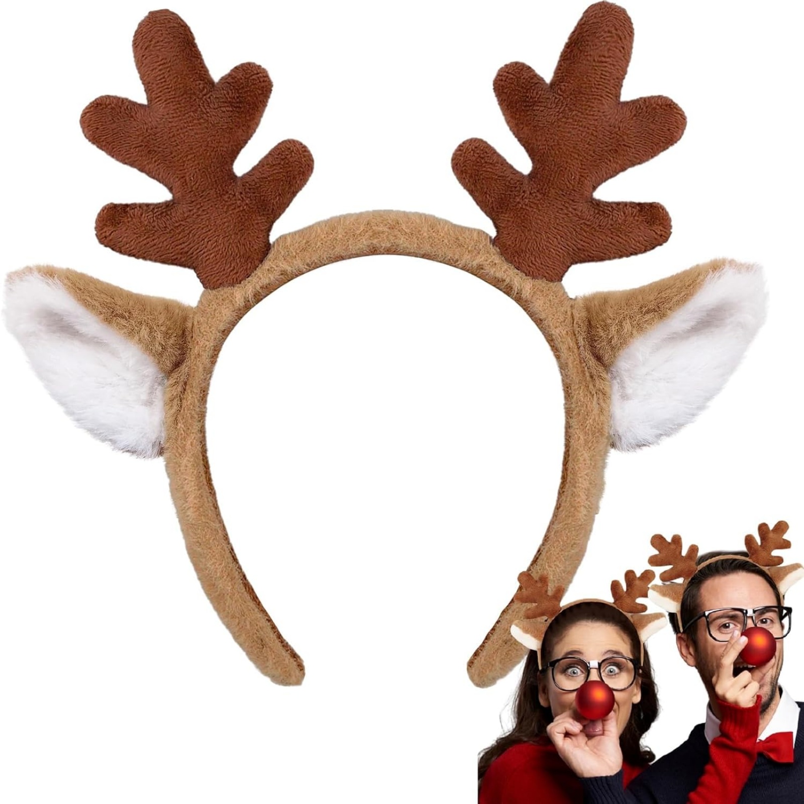 Reindeer Antlers Headband - قطعة واحدة من عصابة رأس قرون