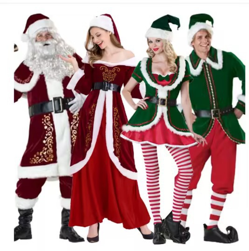 Elf Costume Christmas - سانتا كلوز زي النساء الرجال عيد