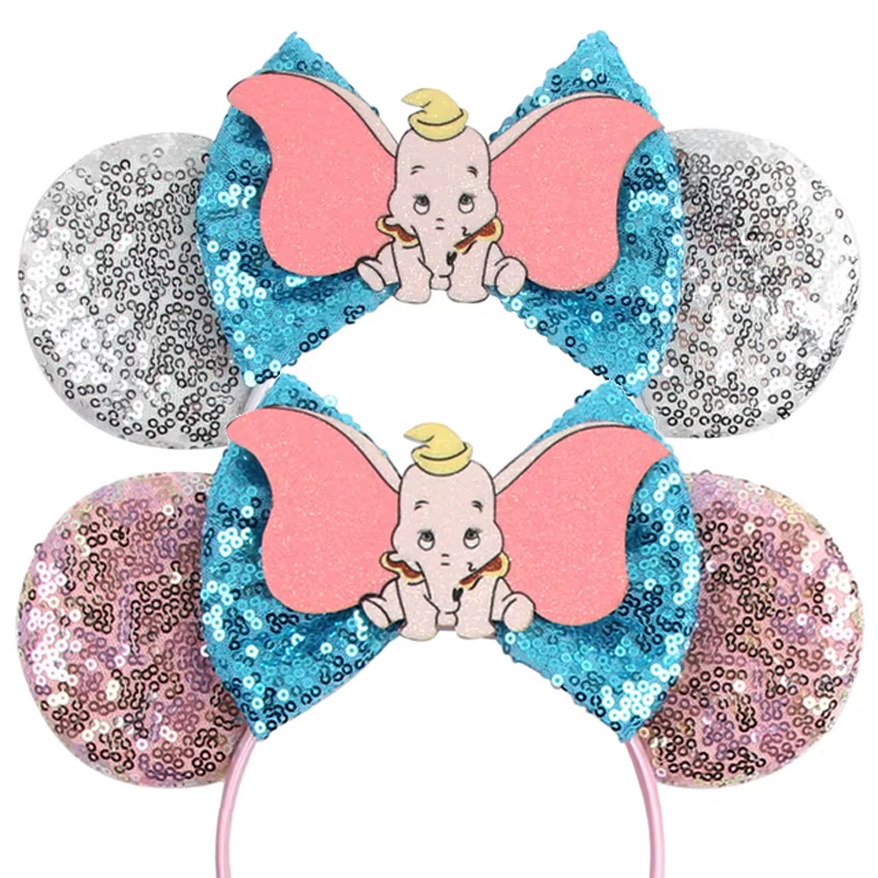 Ribbon Bow Gift - ديزني دامبو ميكي ماوس آذان Headbands