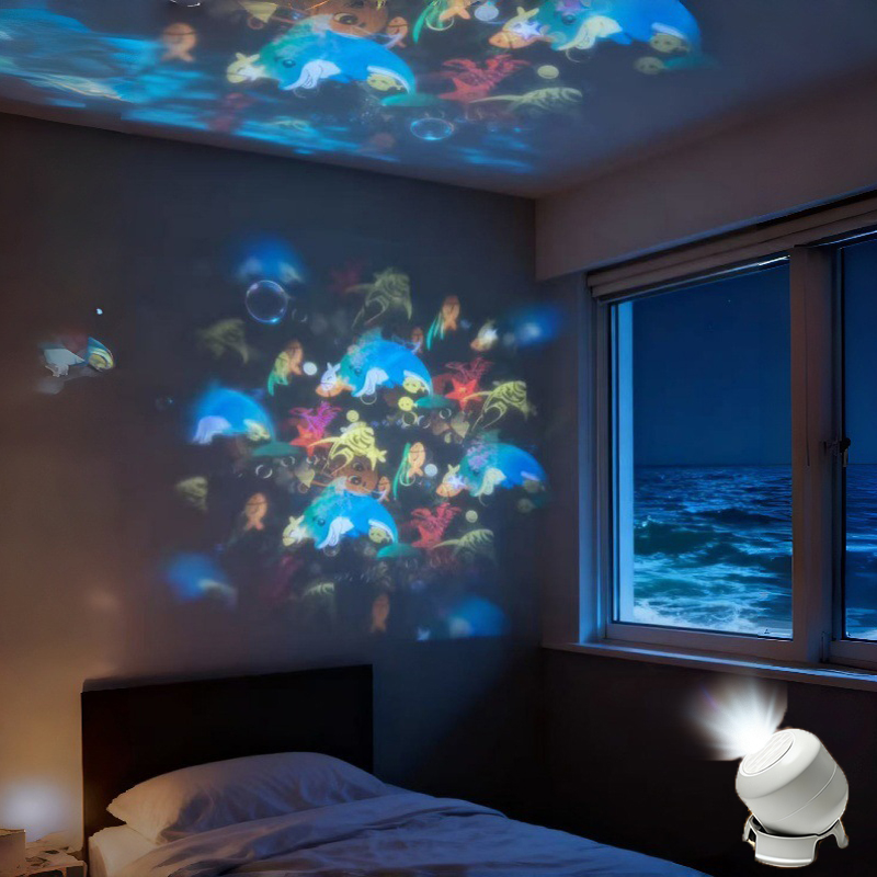 Christmas Lights Outdoor - مصباح إضاءة ديناميكي دوار بنمط الكريسماس