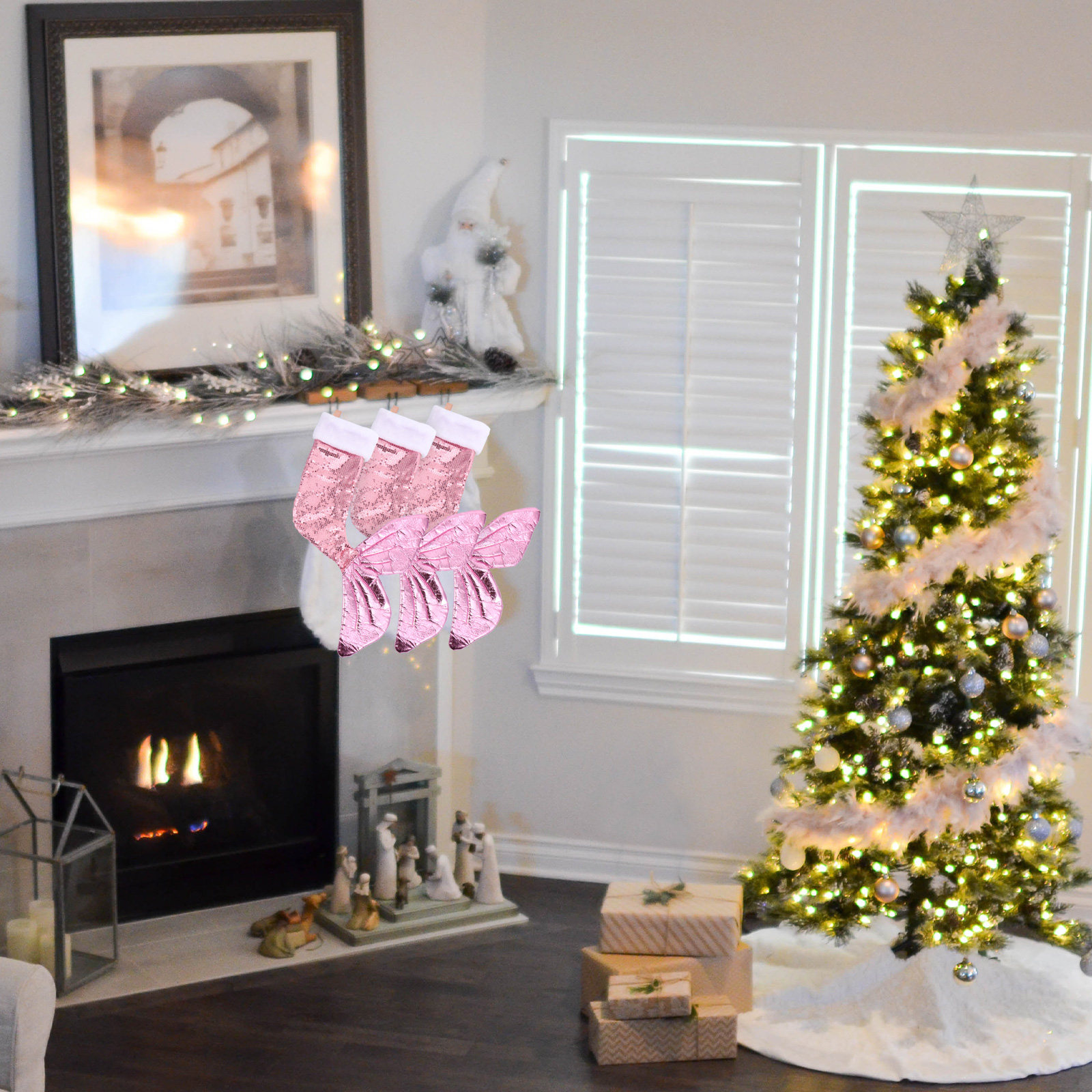 Christmas Stocking Hanging - زينة عيد الميلاد على شكل ذيل