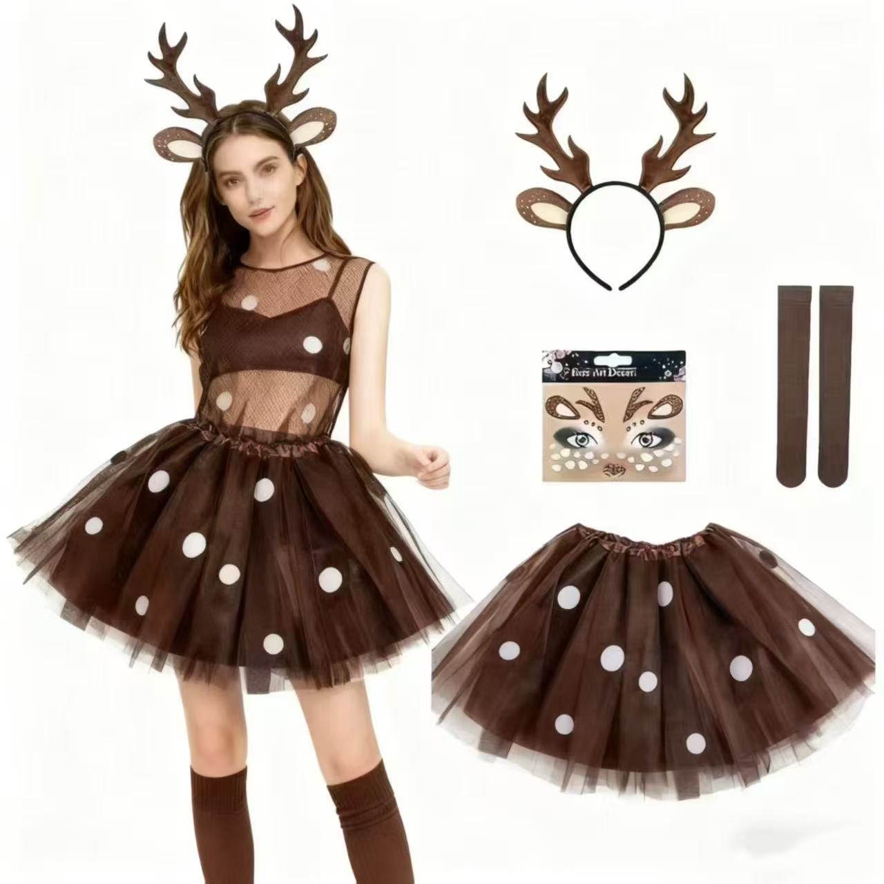 Reindeer Antlers Headband - طقم زي الرنة: عصابة رأس بقرون