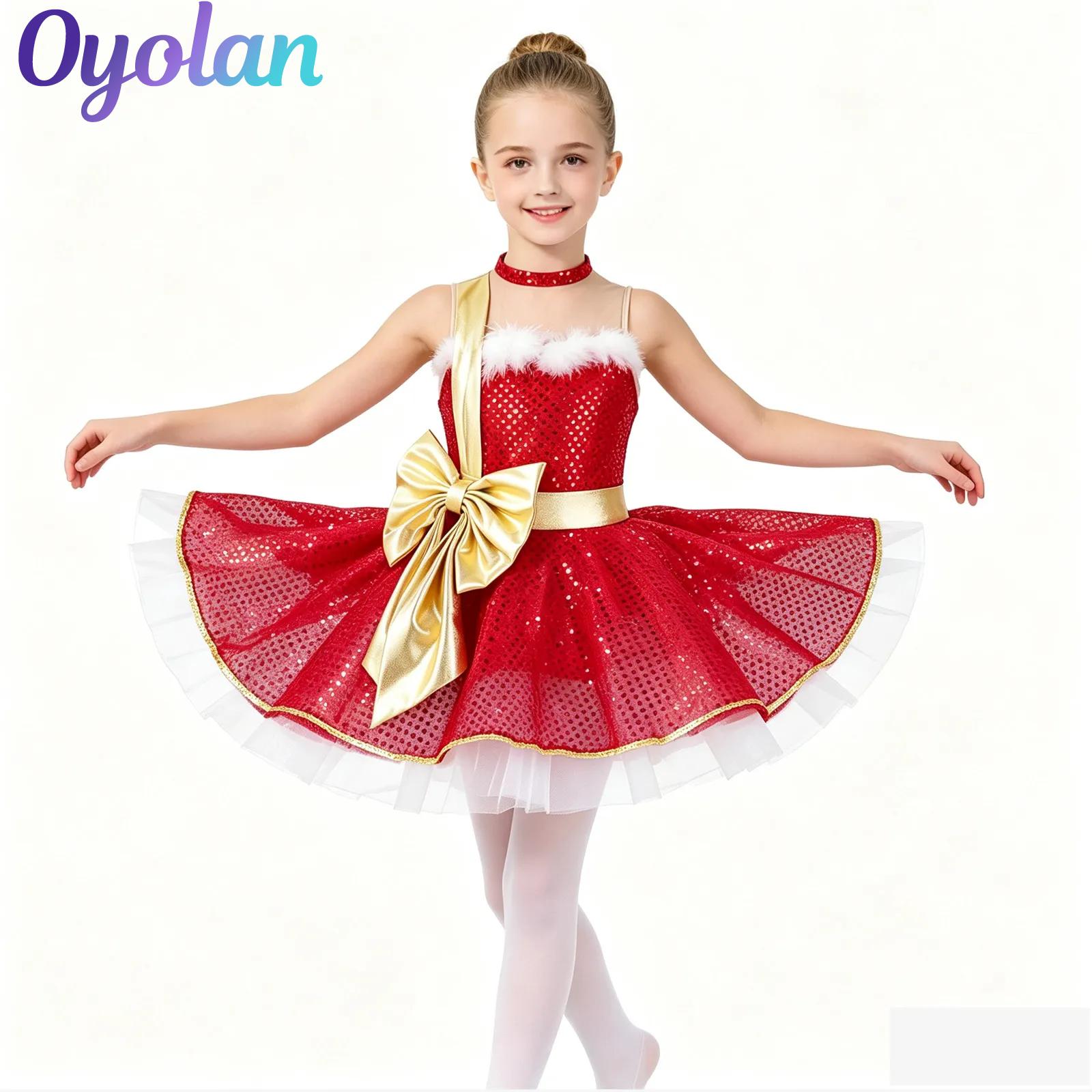 Elf Costume Christmas - فستان ليوتارد للبنات بتصميم زي تنكري