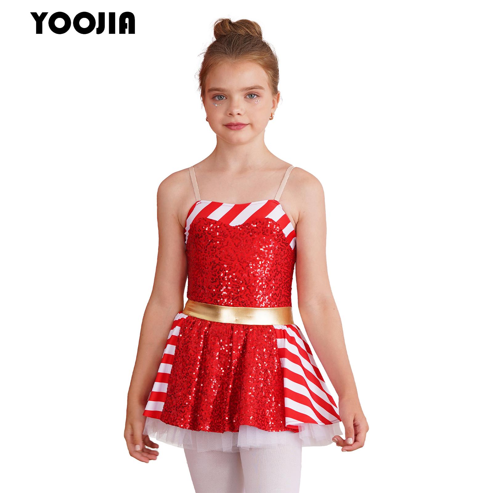Elf Costume Christmas - طفل الفتيات الترتر عيد الميلاد ملابس