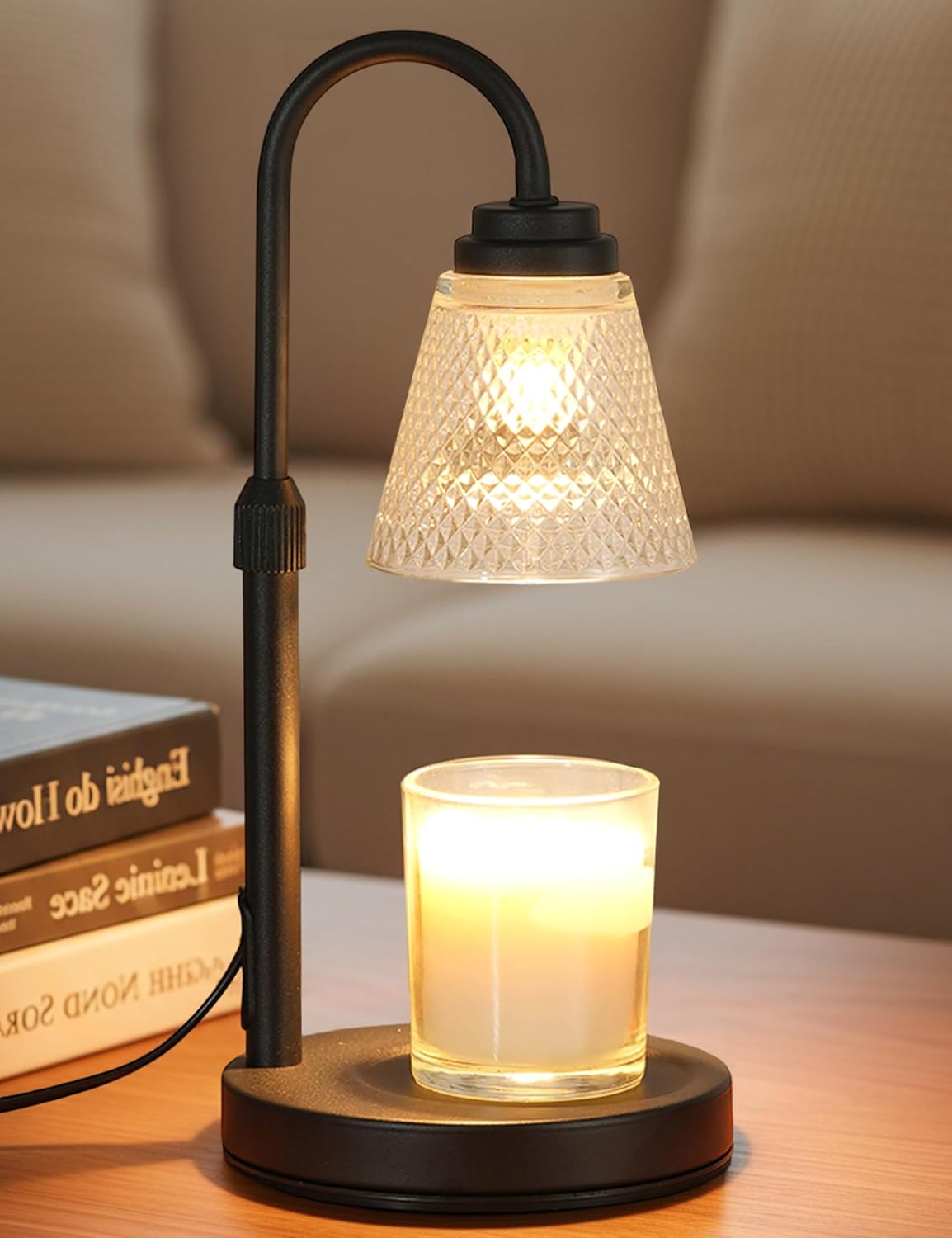 Holiday Candle Set - مصباح تسخين الشمع مع مؤقت وخاصية