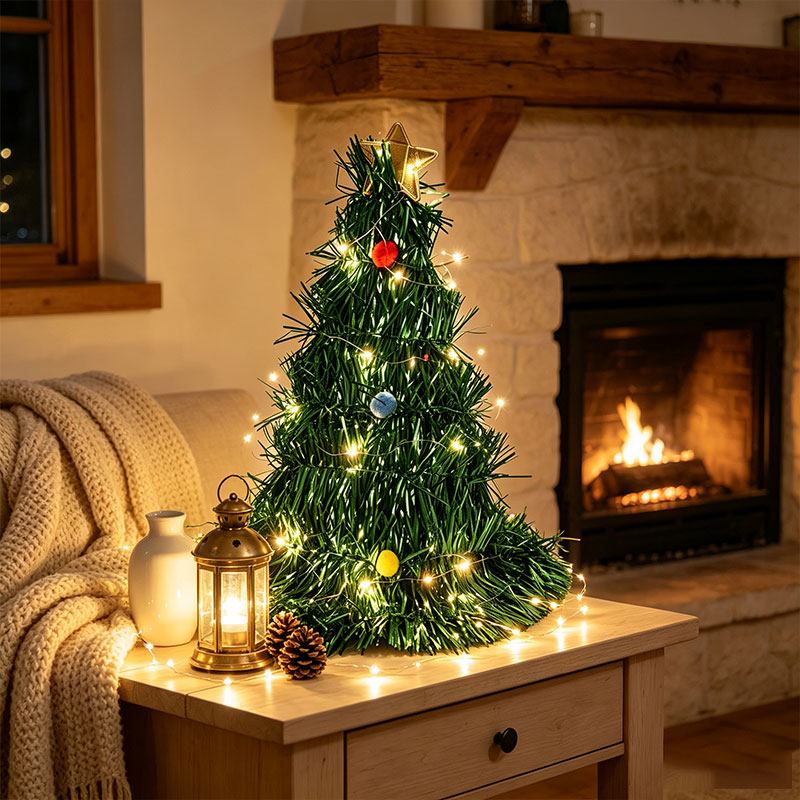 Star Tree Topper - شجرة عيد الميلاد الخضراء القابلة للطي