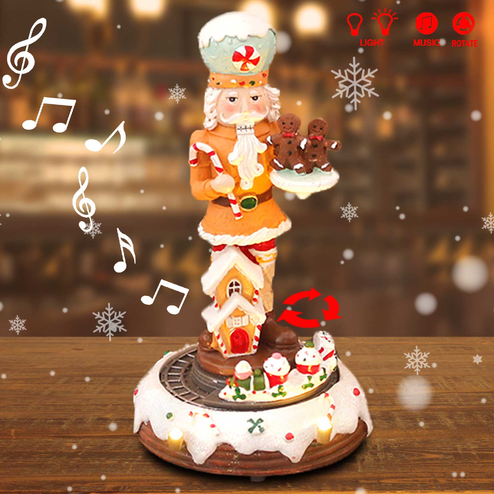 Nutcracker Figurine - عيد الميلاد الزنجبيل جمع كسارة البندق