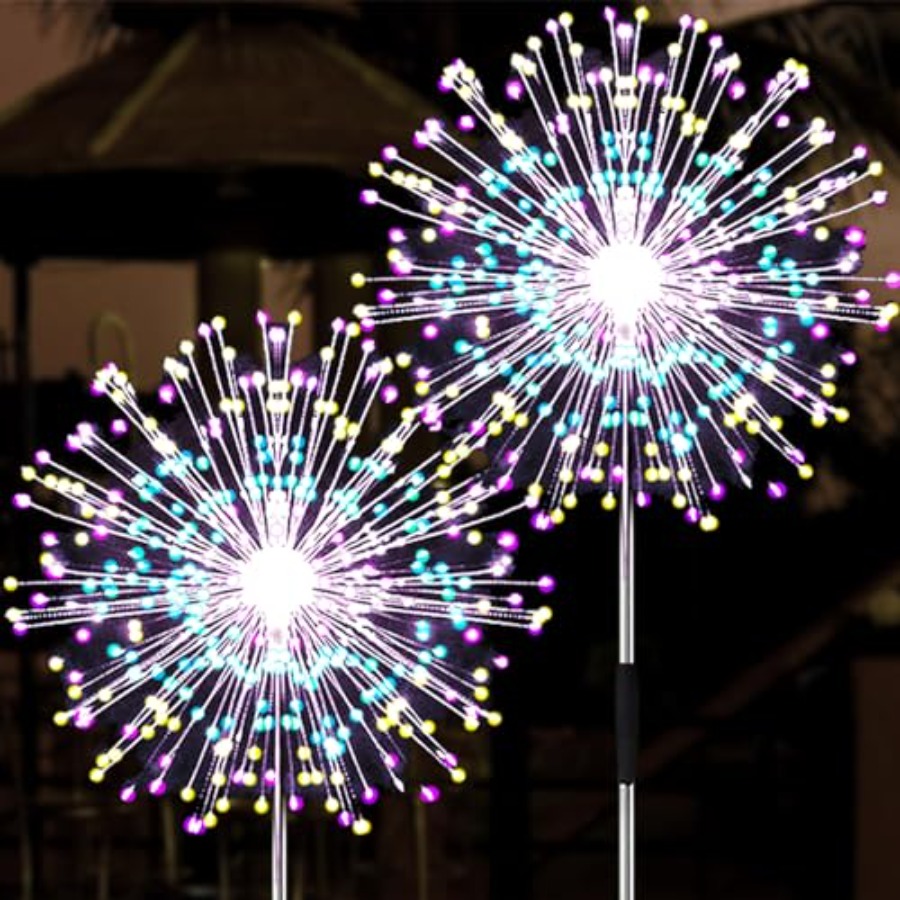 Christmas Lights Outdoor - أضواء الألعاب النارية الشمسية، أوضاع إضاءة
