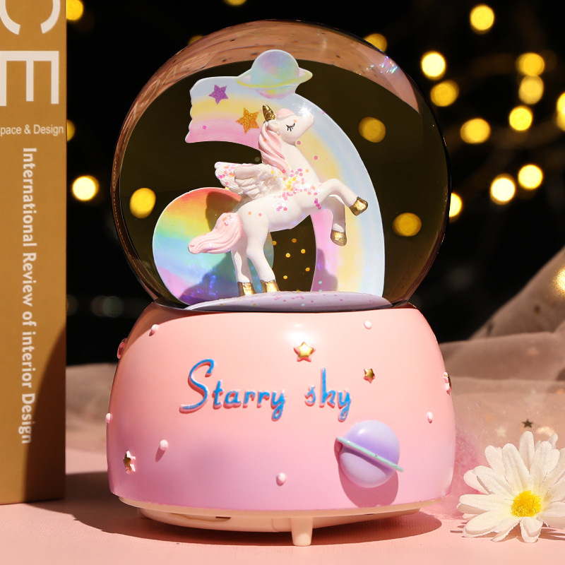 Snow Globe Musical - جديد كريستال الكرة صندوق تشغيل الموسيقى