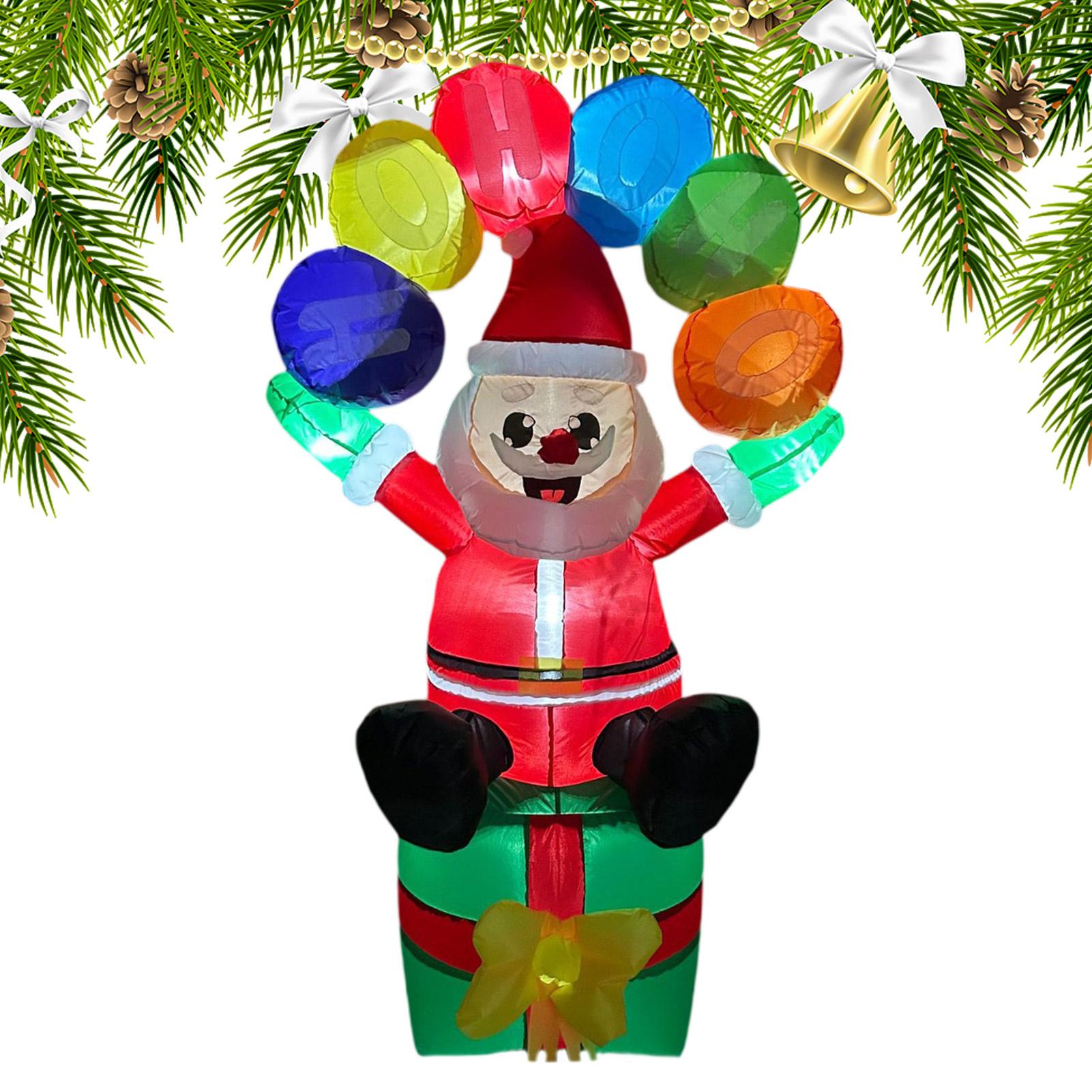 تفجير ديكور سانتا القابل للنفخ - مراجعة Christmas Lights Outdoor وسعره