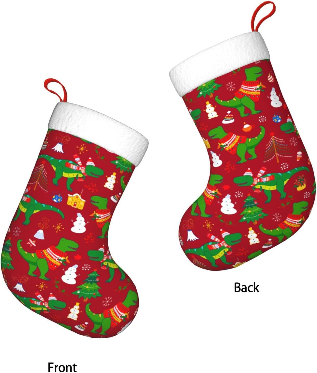 لطيف عيد الميلاد ديناصور عيد ا - مراجعة Christmas Stocking Hanging وسعره