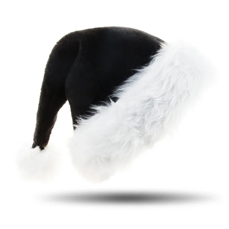 قبعة عيد الميلاد السوداء القطي - مراجعة Santa Hat Plush وسعره