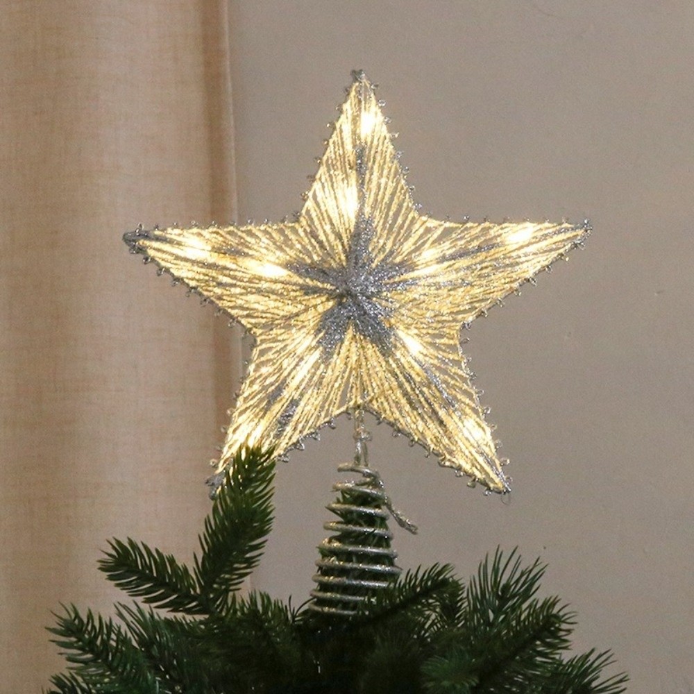 ثلاثية الأبعاد بريق ستار أشجار - مراجعة Star Tree Topper وسعره