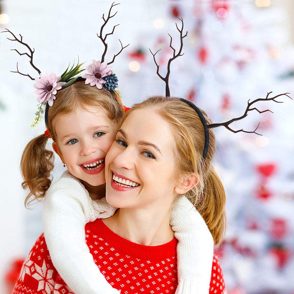16 قطعة من عصابات الرأس على شك - مراجعة Reindeer Antlers Headband وسعره