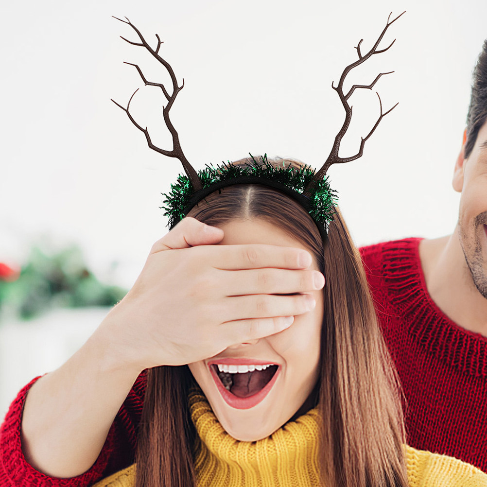 16 قطعة من عصابات الرأس على شك - مراجعة Reindeer Antlers Headband وسعره
