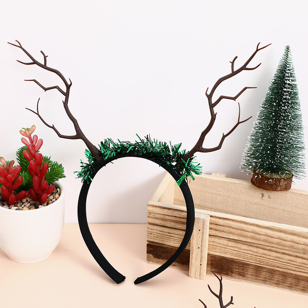 16 قطعة من عصابات الرأس على شك - مراجعة Reindeer Antlers Headband وسعره