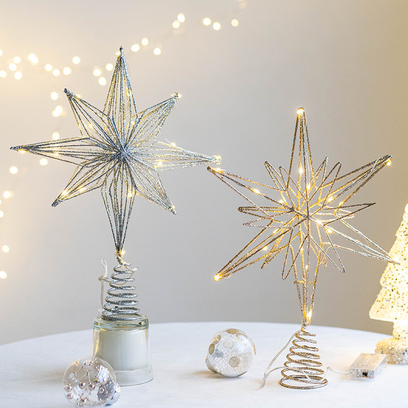 30 سنتيمتر Led ستار شجرة عيد ا - مراجعة Star Tree Topper وسعره