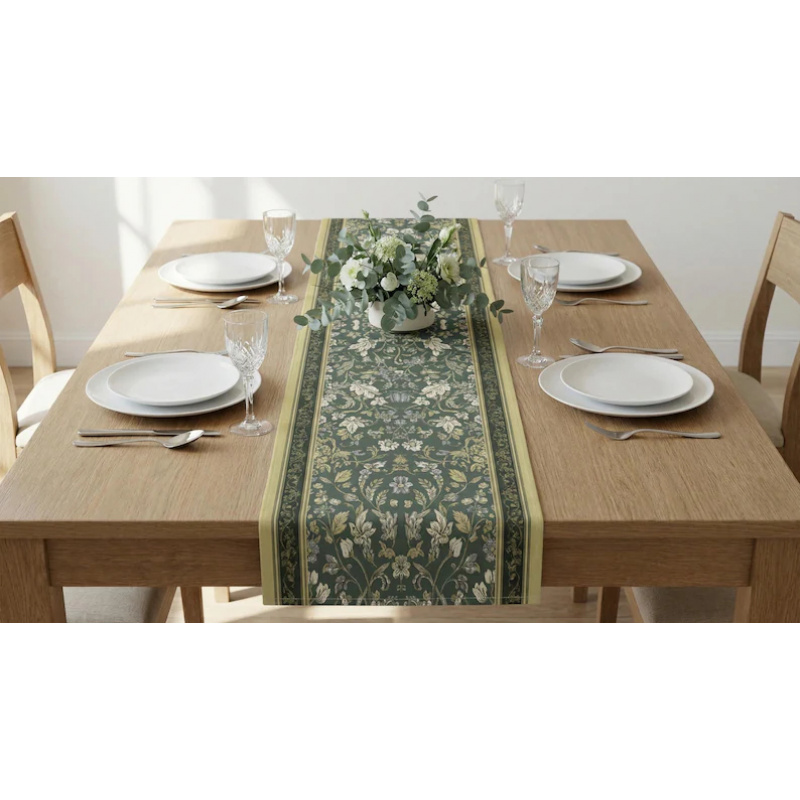 مفرش طاولة فيكاما بنمط آرت ديك - مراجعة Christmas Table Runner وسعره