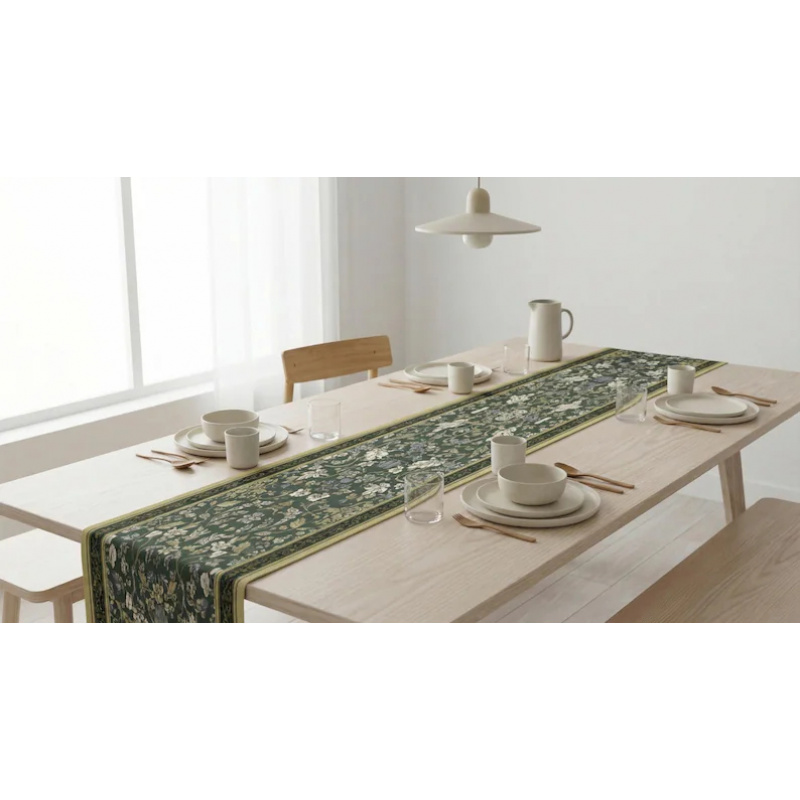 مفرش طاولة فيكاما بنمط آرت ديك - مراجعة Christmas Table Runner وسعره