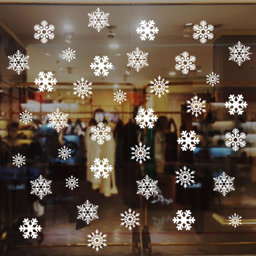 رقائق الثلج الشارات للديكور ال - مراجعة Snowflake Window Decal وسعره