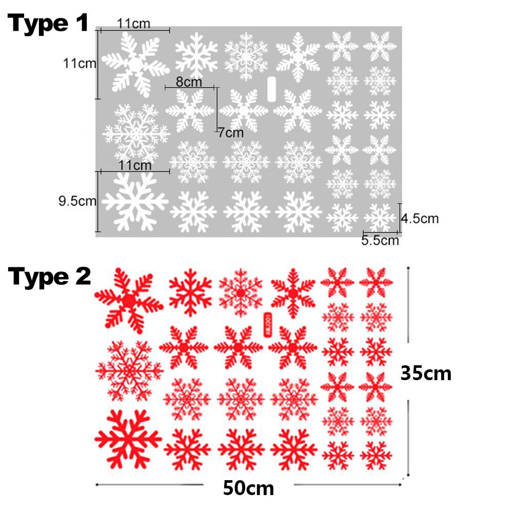 رقائق الثلج الشارات للديكور ال - مراجعة Snowflake Window Decal وسعره
