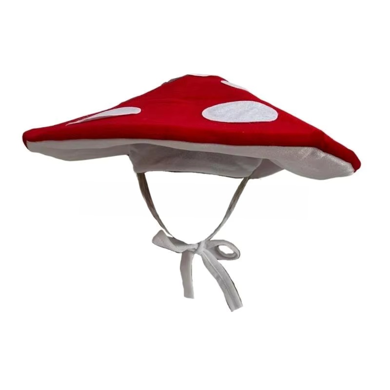 قبعة على شكل فطر لزي الهالوين، - مراجعة Santa Hat Plush وسعره