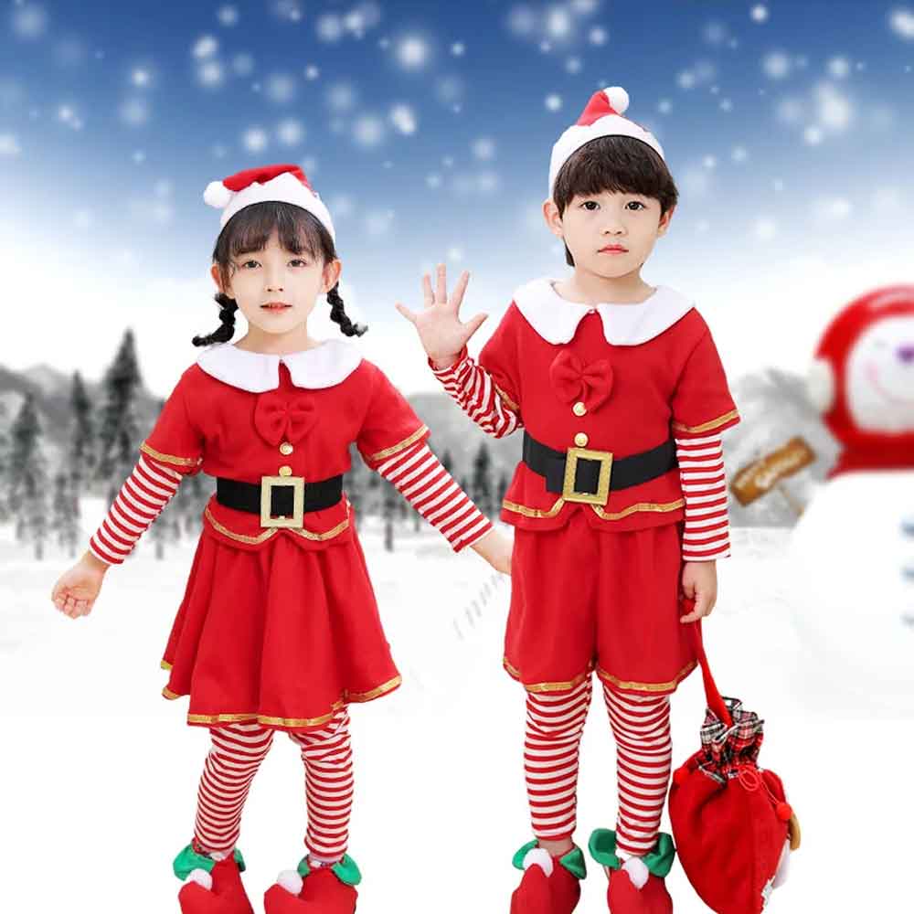 مجموعة قزم عيد الميلاد للأطفال - مراجعة Elf Costume Christmas وسعره