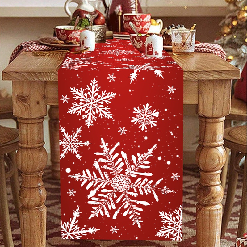 عيد ميلاد سعيد الجدول عداء عيد - مراجعة Christmas Table Runner وسعره