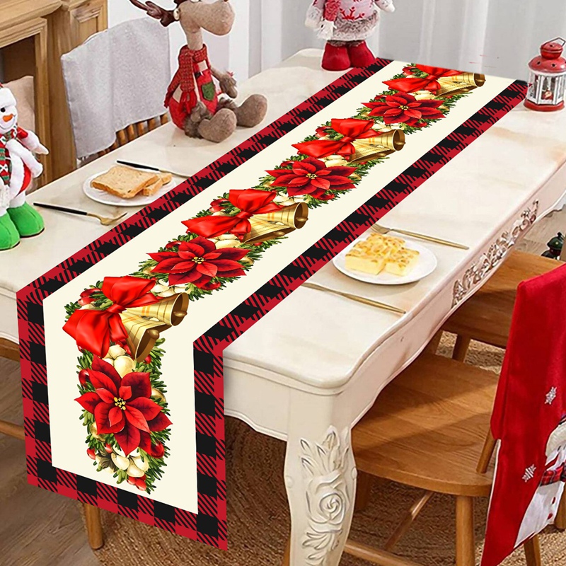 عيد ميلاد سعيد الجدول عداء عيد - مراجعة Christmas Table Runner وسعره