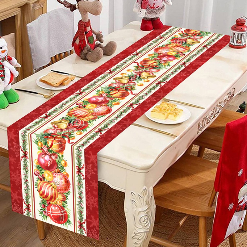 عيد ميلاد سعيد الجدول عداء عيد - مراجعة Christmas Table Runner وسعره