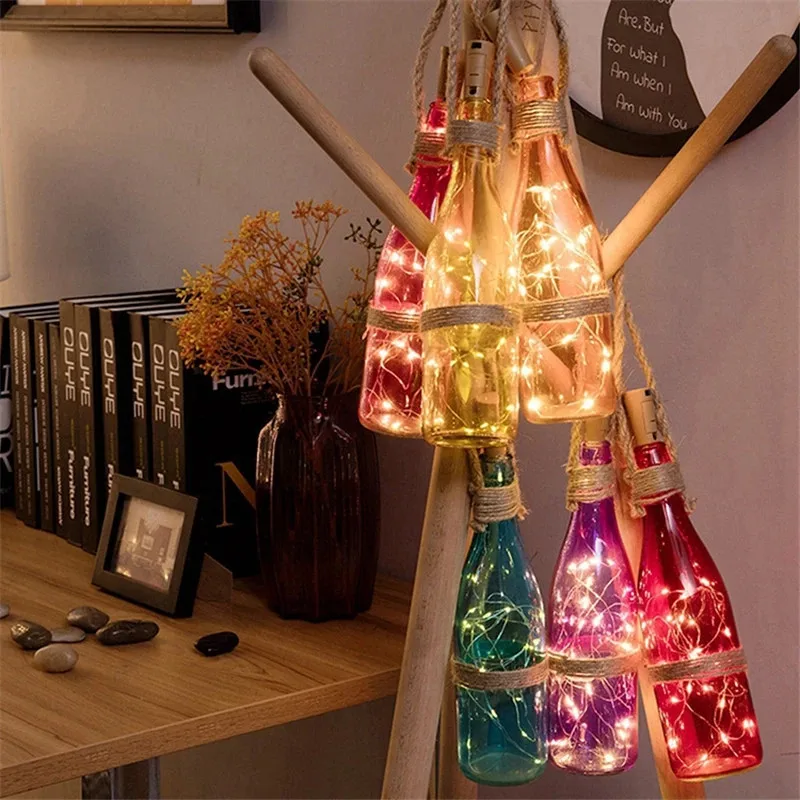 6 قطعة 20led زجاجة النبيذ مع ز - مراجعة Led Fairy String Lights وسعره