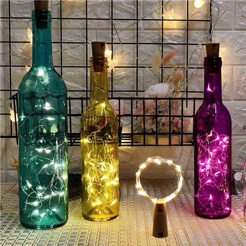 6 قطعة 20led زجاجة النبيذ مع ز - مراجعة Led Fairy String Lights وسعره