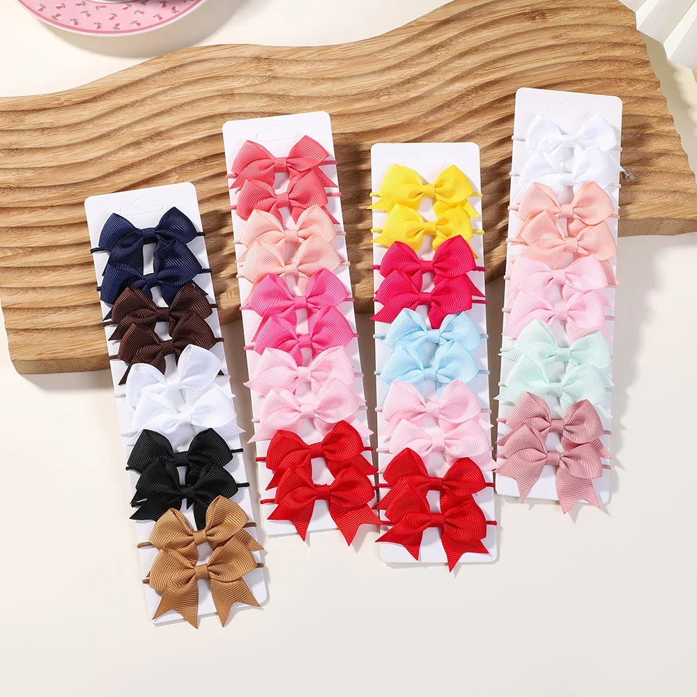 10 قطعة الانحناء مرونة الشعر ش - مراجعة Ribbon Bow Gift وسعره