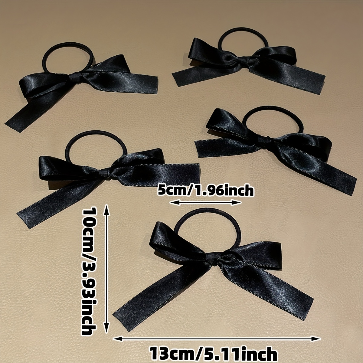 5-10 قطع من ربطات الشعر السودا - مراجعة Ribbon Bow Gift وسعره