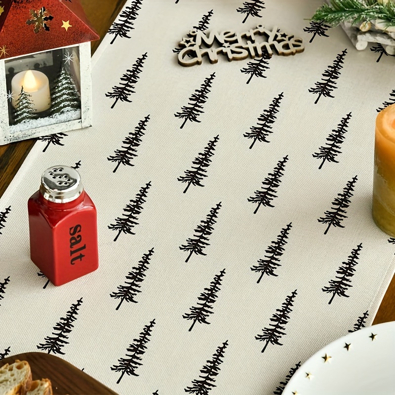 بسيطة شجرة عيد الميلاد الجدول  - مراجعة Christmas Table Runner وسعره