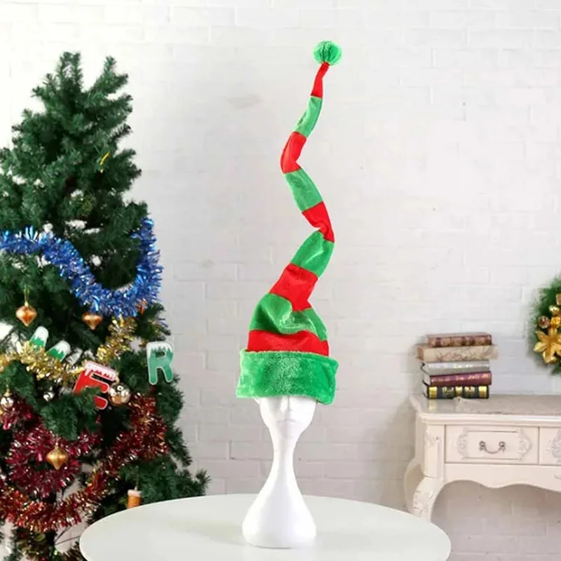 قبعة عيد الميلاد القطيفة قبعة  - مراجعة Santa Hat Plush وسعره