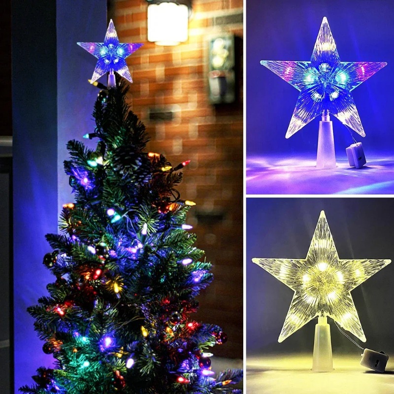 متوهجة عيد الميلاد 15 سنتيمتر  - مراجعة Star Tree Topper وسعره