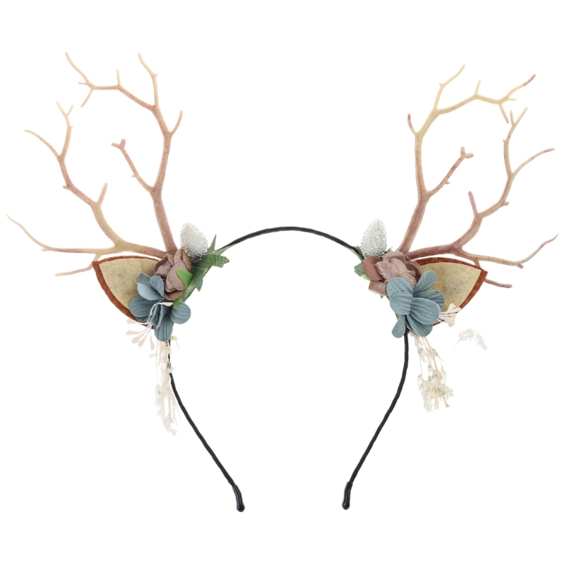 فرع قرن الوعل الرنة شكل الشعر  - مراجعة Reindeer Antlers Headband وسعره